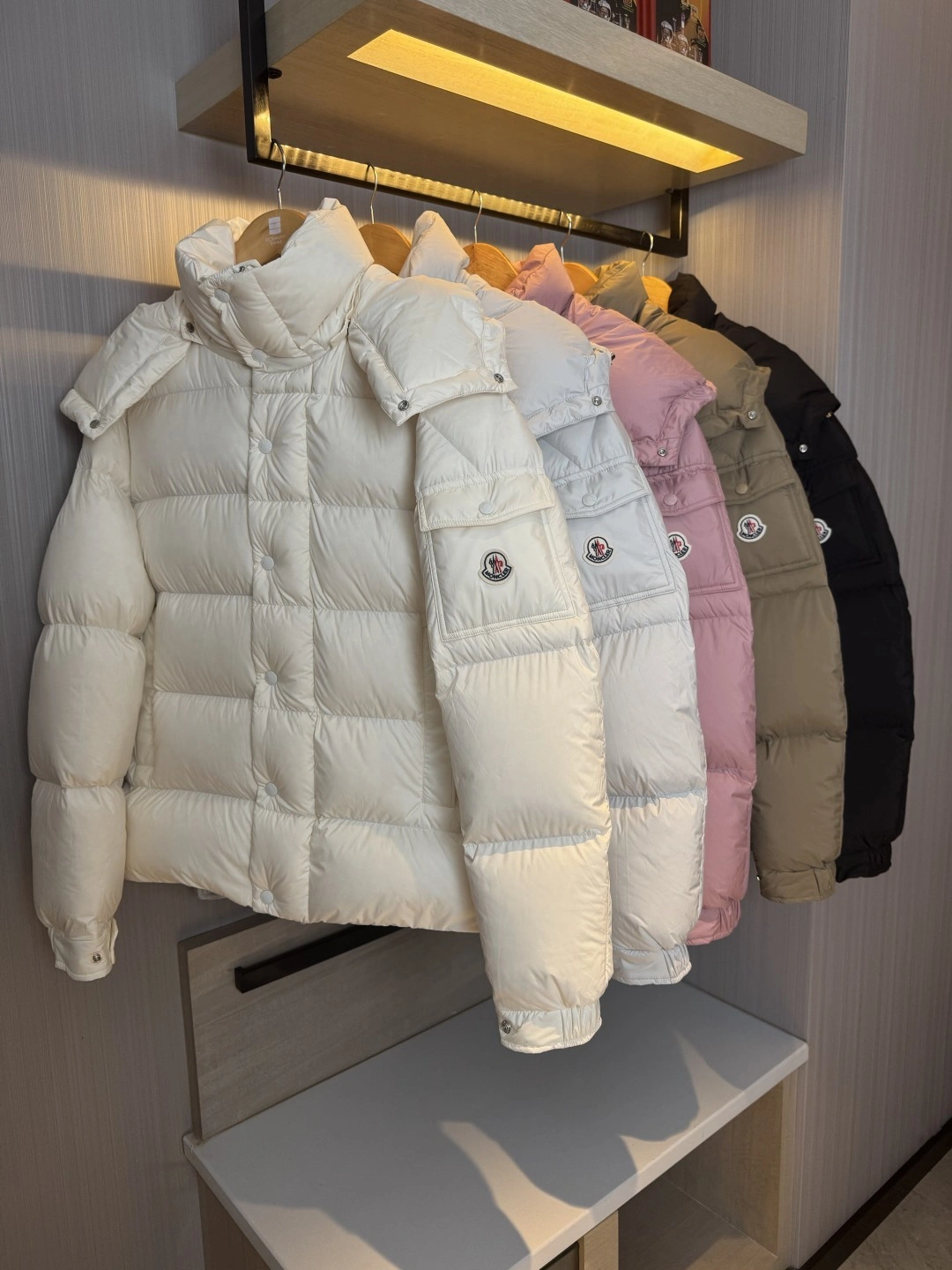 & wg.luxury-- 7o9385r Down jacket goose down 5colour item: E-F409I1523-5